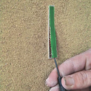 70mm Weepa weep vent with mortar protector being removed